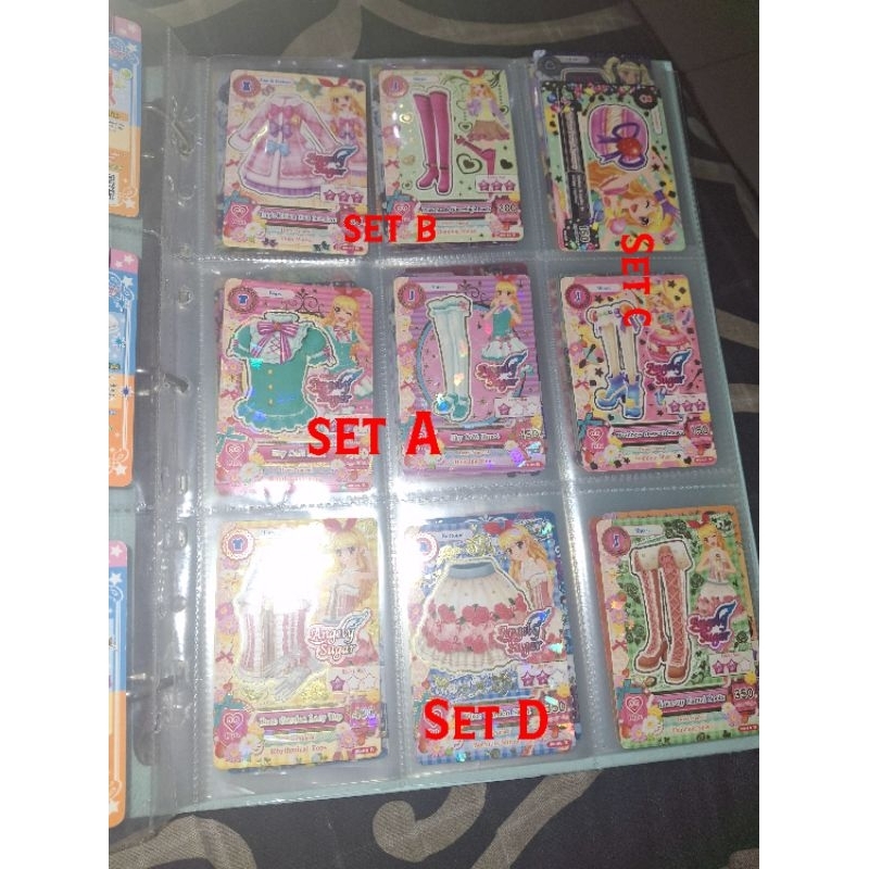 [Ready stock] aikatsu Set Cute ver Brand angely sugar