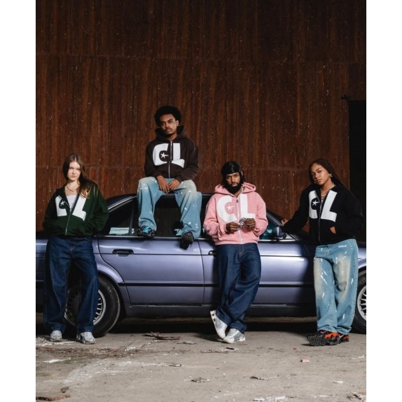 ORIGINAL & MURAH "CDL JERSEY KNITWEAR MAROON NAVY BRAZIL / CDL PINK BLACK BROWN GREEN  ZIP UP HOODIE