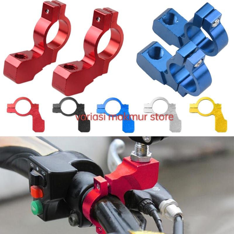 Breket Dudukan Spion Full CNC Variasi Universal Motor Beat Vario Pcx Aerox Nmax