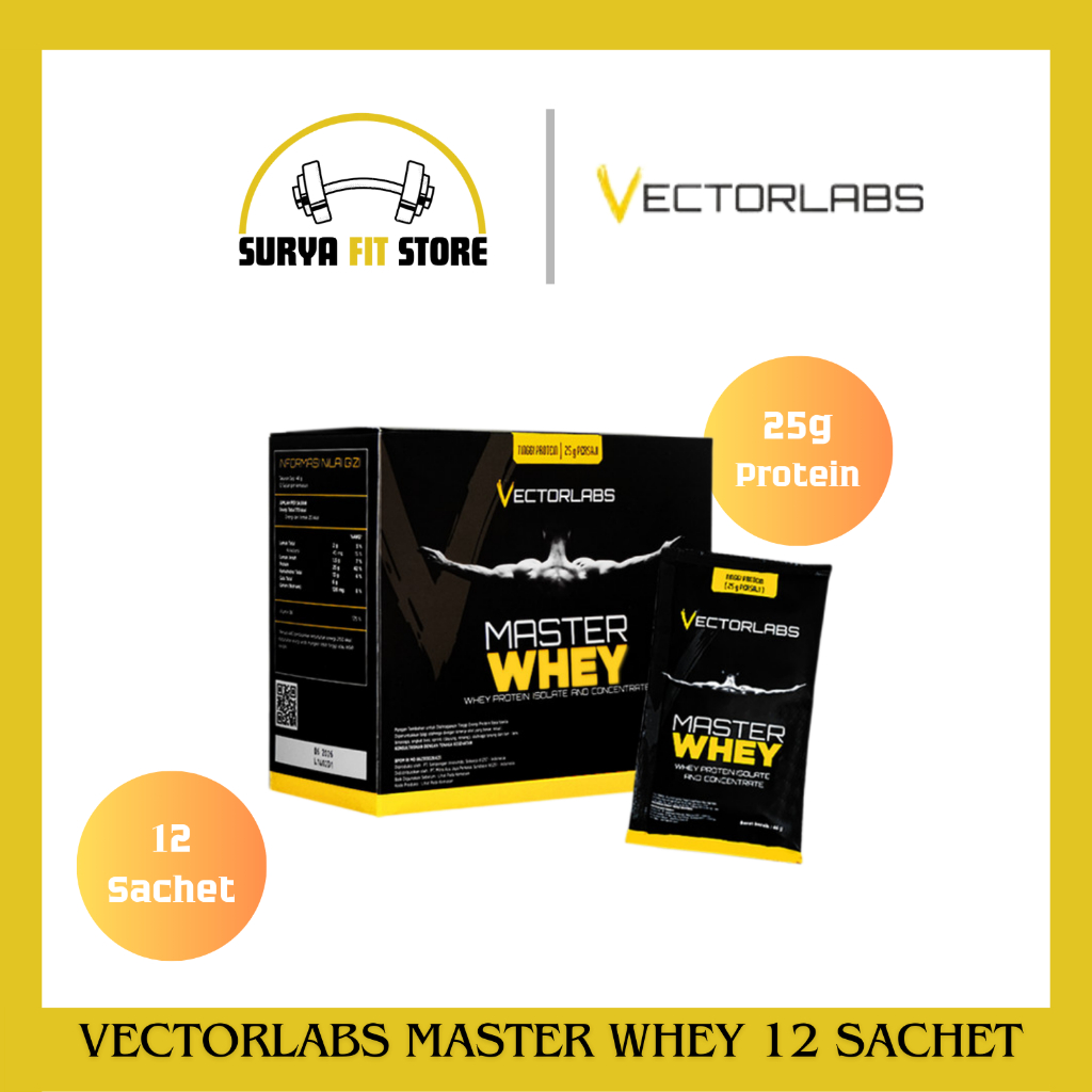 Vectorlabs Master Whey 12 Sachet Whey Protein