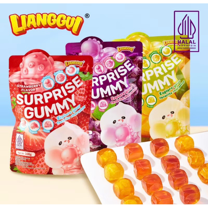 

Lianggui Surprise Gummy/ Permen Kupas