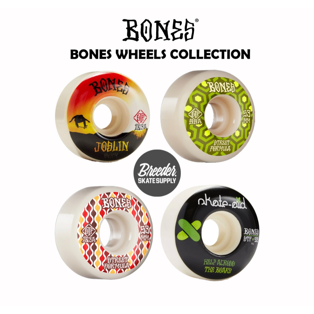 Wheels Skateboard Bones STF