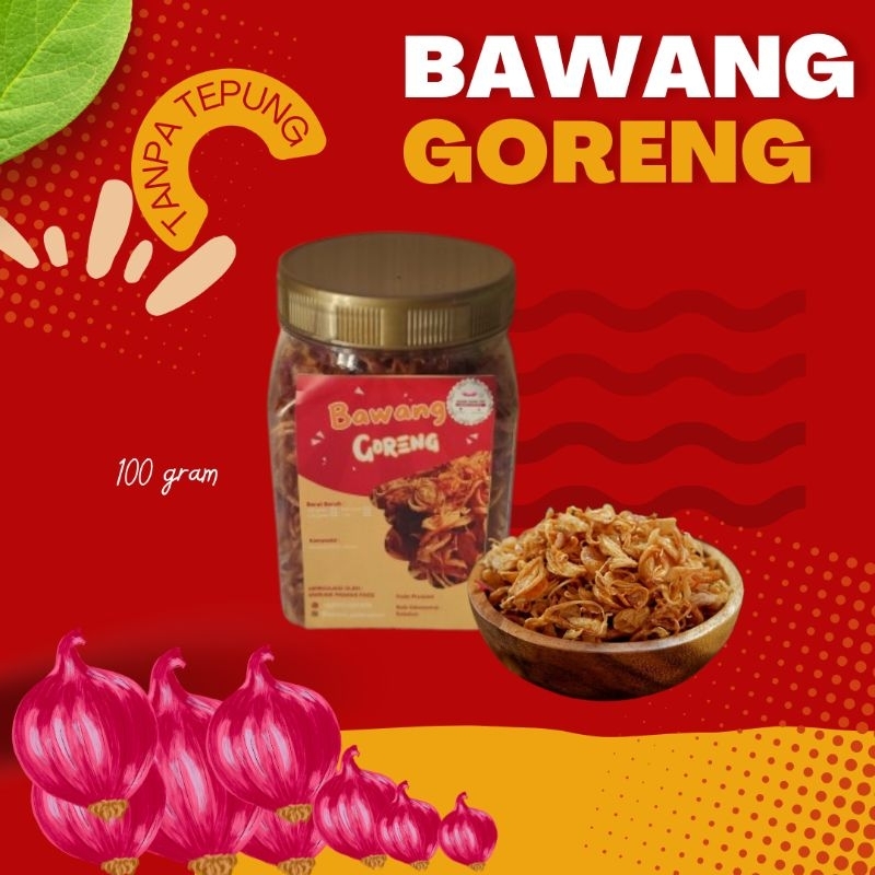 

Bawang Goreng Asli Tanpa Tepung / Bawang Goreng Premium