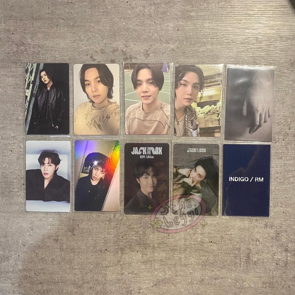 PHOTOCARD OFFICIAL PC BTS SUGA YOONGI JHOPE HOBI RM NAMJOON DDAY JACK IN THE BOX HOPE INDIGO