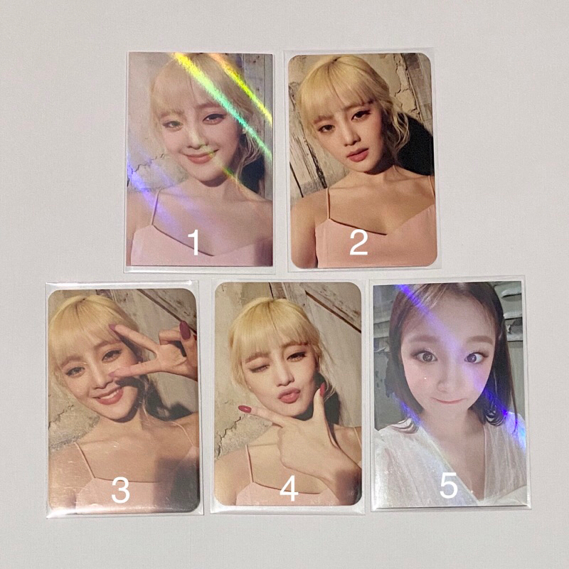 (G)i-dle Gidle Official Photocard I burn benefit Pob Pc Minnie Miyeon Soyeon Yuqi Shuhua G idle