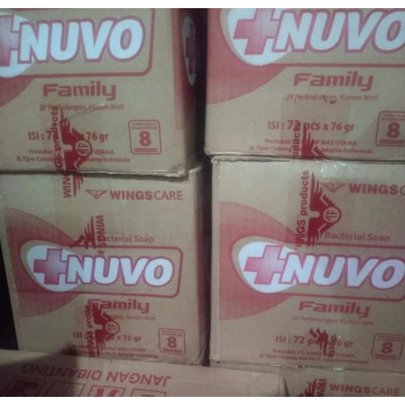 NUVO SABUN BATANG PAKET 2 DUS @72 PCS