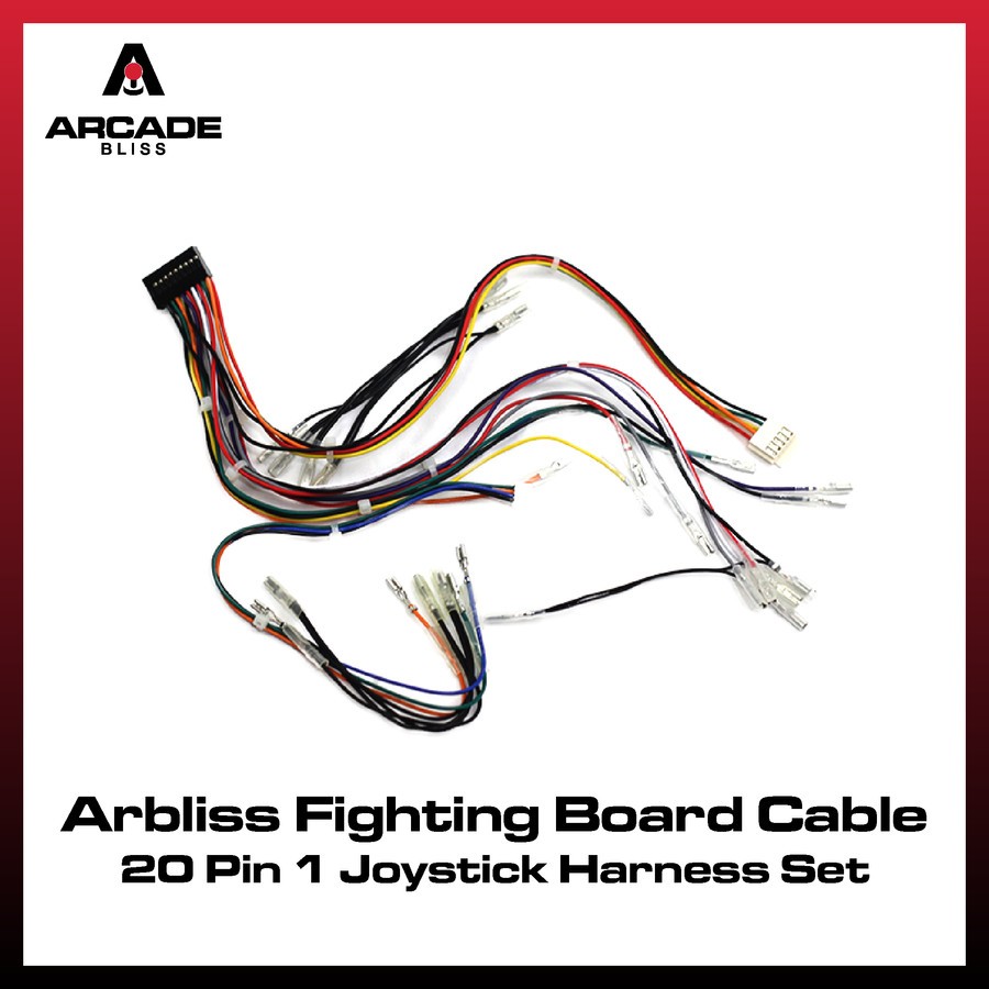 Arbliss Fighting Board Cable Set Harness DIY Arcade Stick Kabel Set Arcade Stick