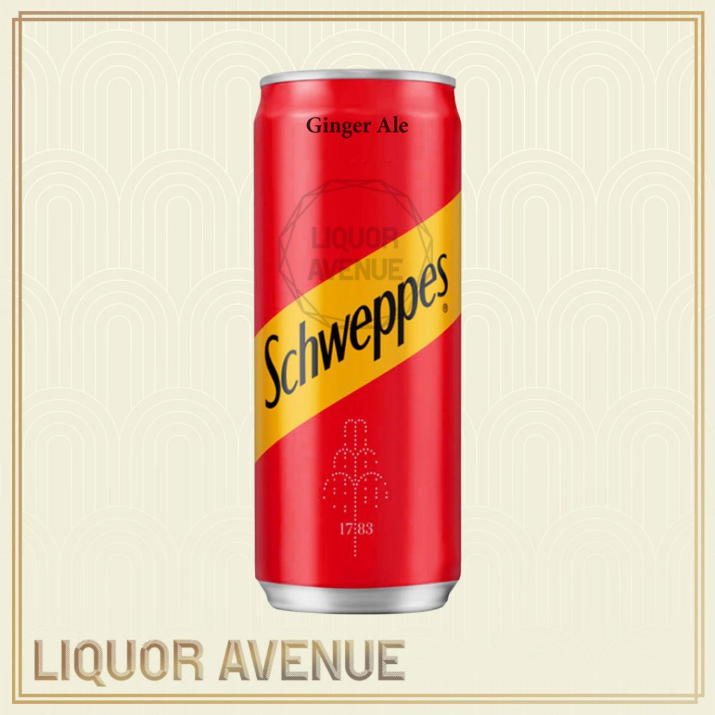 

SCHWEPPES Ginger Ale Can / Minuman Bersoda Rasa Jahe Kaleng 250ml