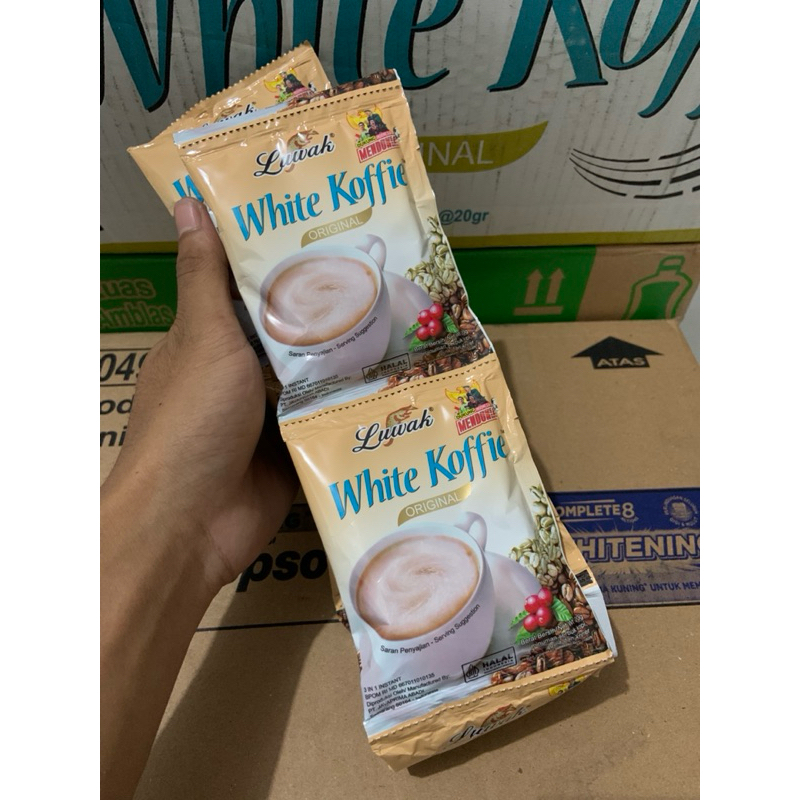 

Kopi Luwak white Coffe original 20g RENCENG ( ISI 10)