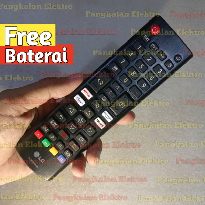REMOTE TV LG SMART TV ORIGINAL AKB76037606 ASLI FREE BATU BATERAI REMOT TV LG SMART TV AKB76037606