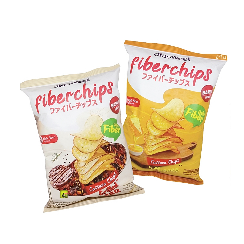 

Diasweet Fiberchips - Keripik Singkong Tinggi Serat - 50 gr