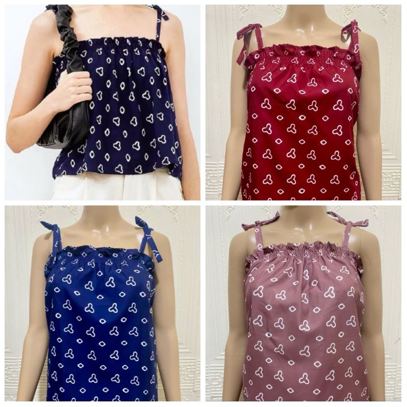 TankTop Kerut jumputan / TankTop Batik