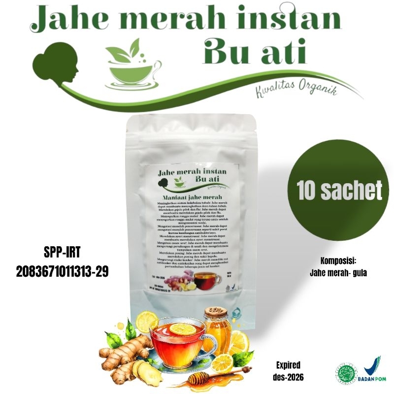 

JAHE MERAH INSTAN
