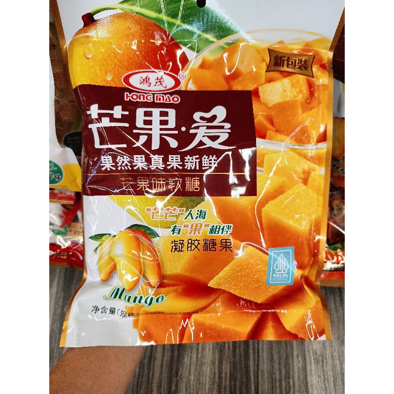 

Hong Mao Jelly Rasa Mangga (338 Gr)