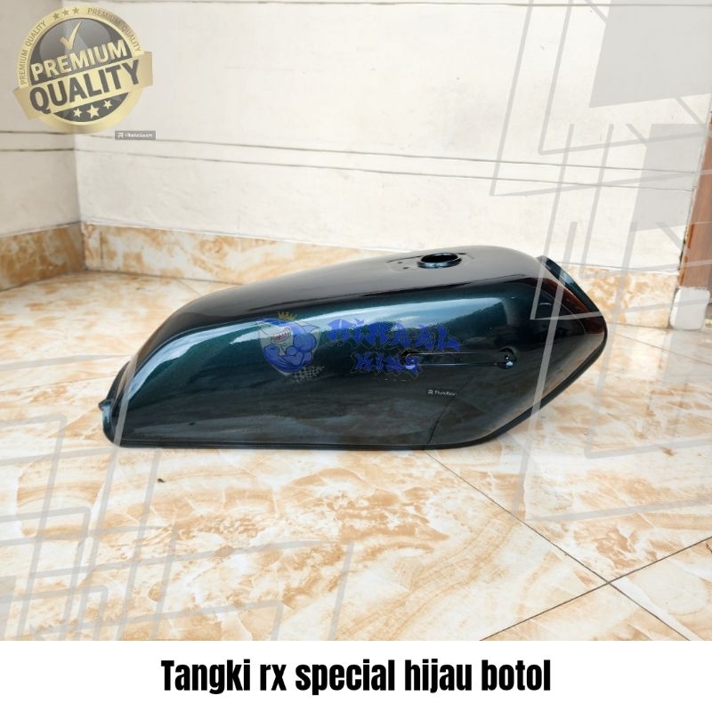 hanya tangki tengki rx spesial yamaha YT 115 hijau botol import presisi