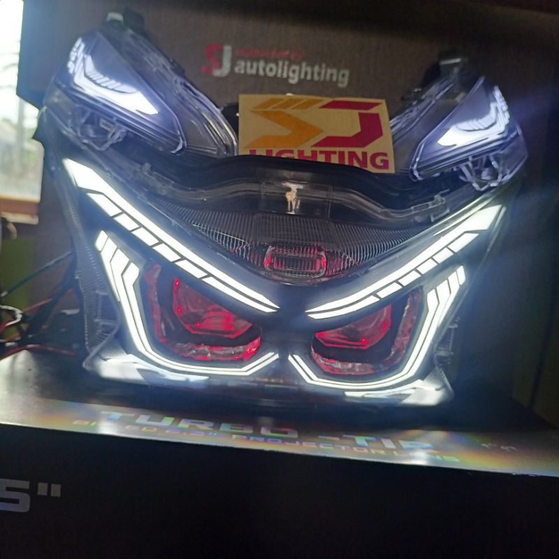 Reflektor Beat DELUXE / Street custom 2 biled projector devil RGB