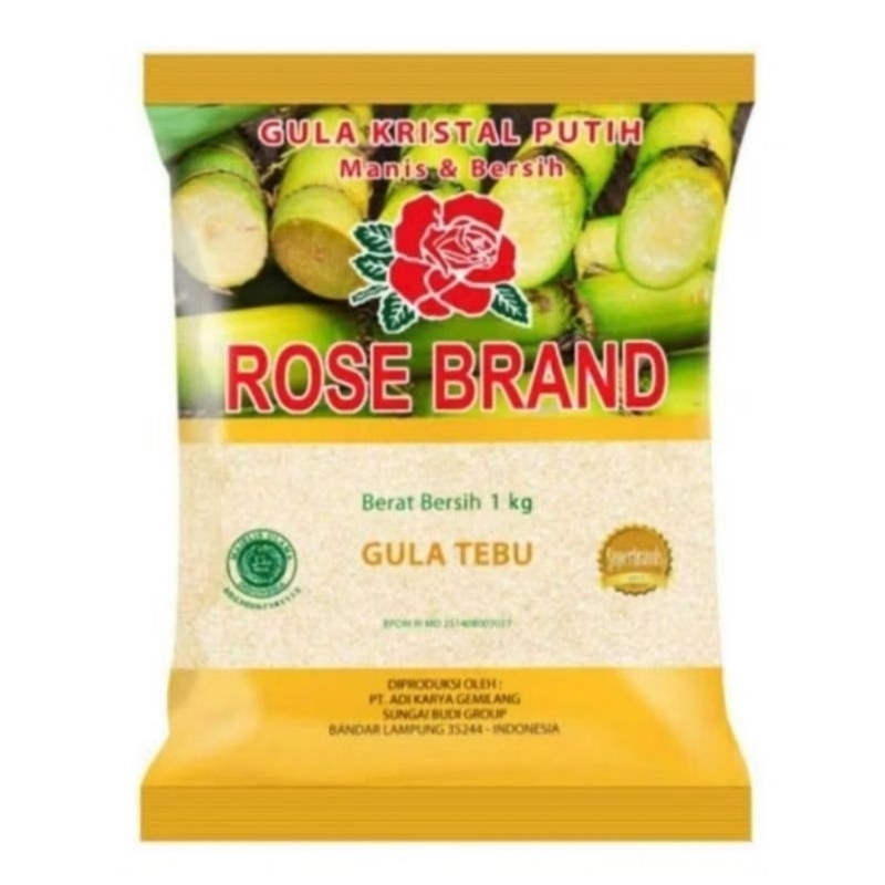 

Gula Pasir Rose Brand Kuning 1kg - Gula Tebu Alami Tanpa Pemurnian