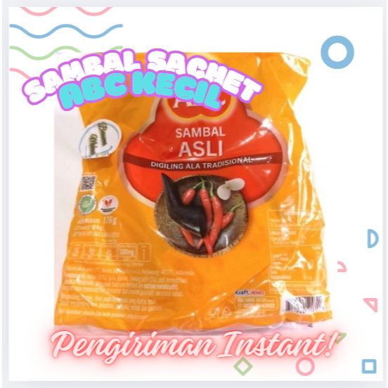 

saus sambal ABC sachet kecil kemasan 8gr