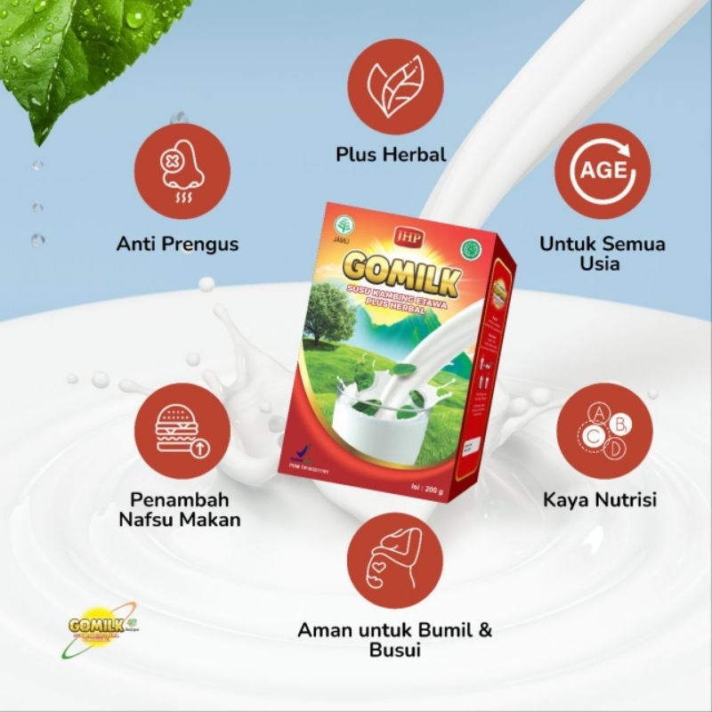 

PAKET RESELLER GOMILK Susu Kambing Etawa Plus Herbal Diskon 20%BELI>10 Box