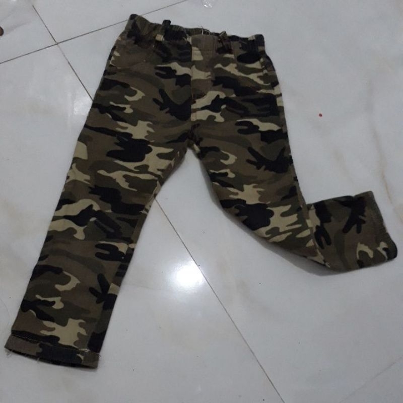 celana panjang tentara anak preloved