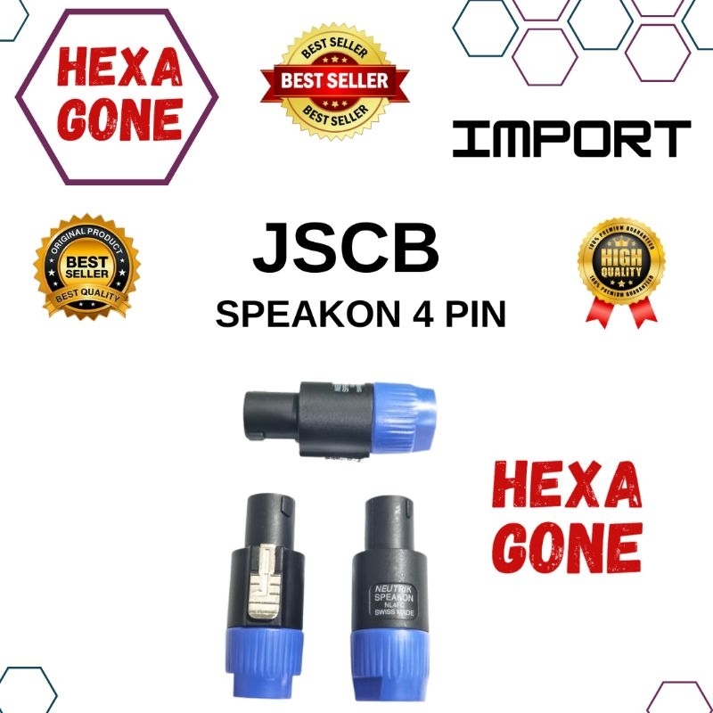 Jack Speakon 4 pin STX