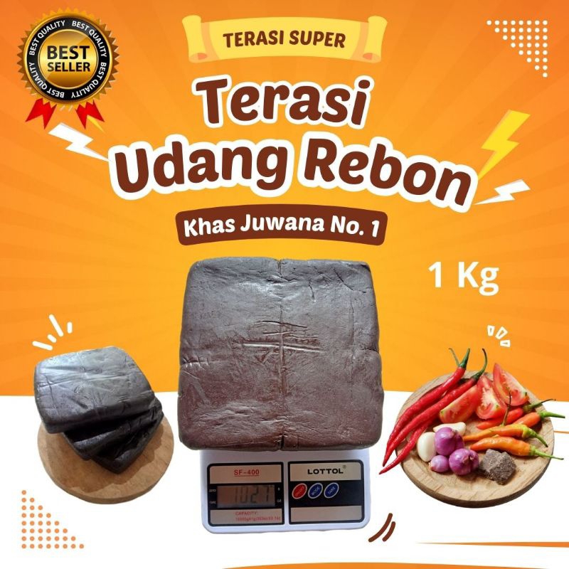 

TERASI UDANG 1 Kg ENAK SUPER NOMOR 1 KHAS JUWANA