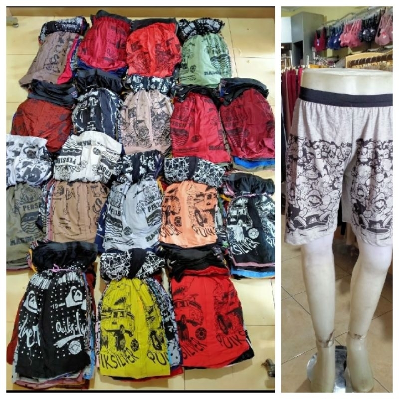 celana pendek, kolor boxer, kolor bahan kaos, kolor santai, kolor pantai