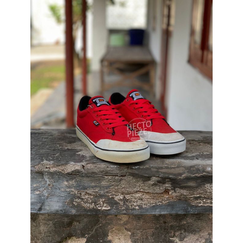 (EX-DISPLAY) Geoff Max - Dalton Red White | Sepatu Sneakers