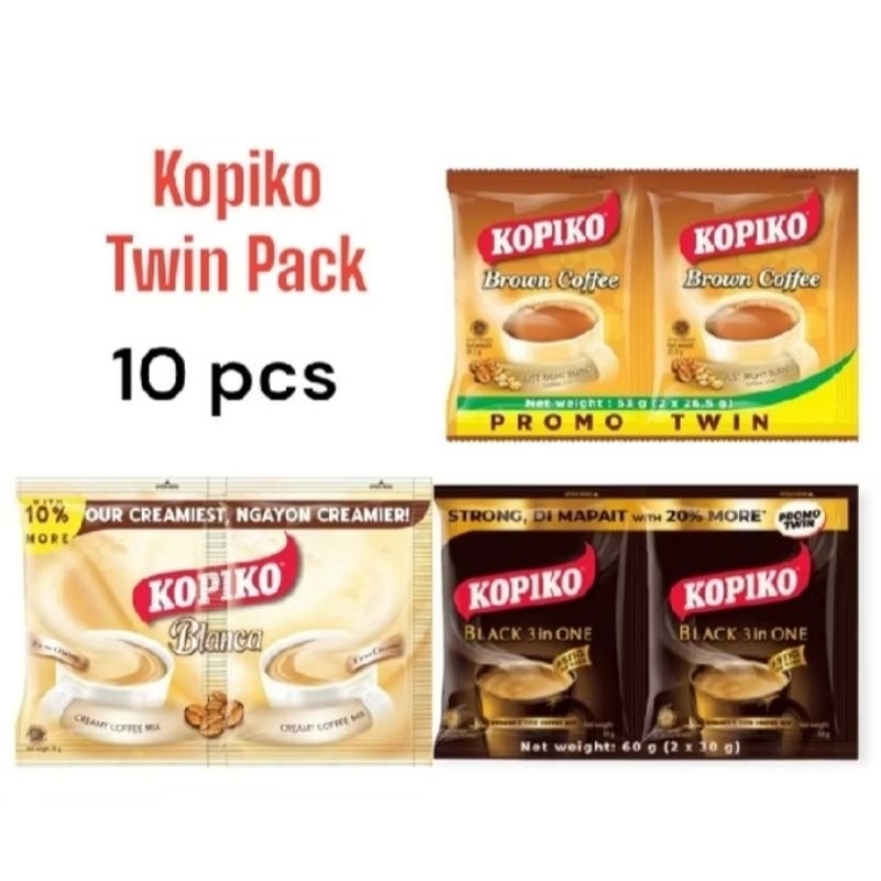

Kopiko 3in1 Twin Promo Pack Blanca, Brown, Black