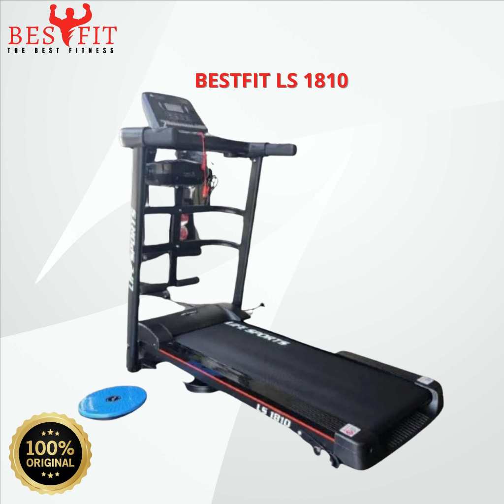 BESTFIT Treadmill Elektrik LS1810 3 HP auto incline