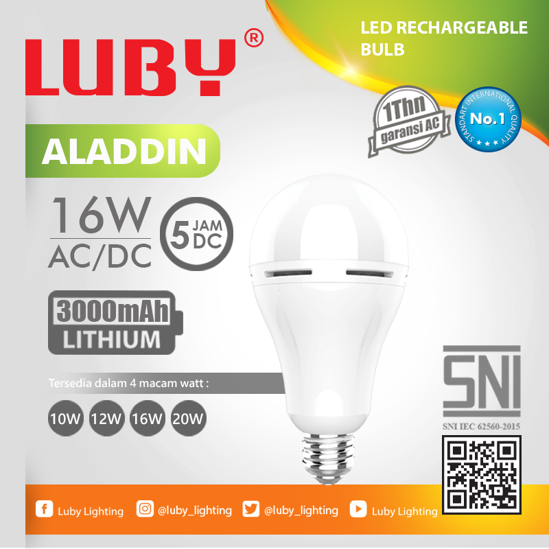 Magiclamp Luby Aladdin 16watt