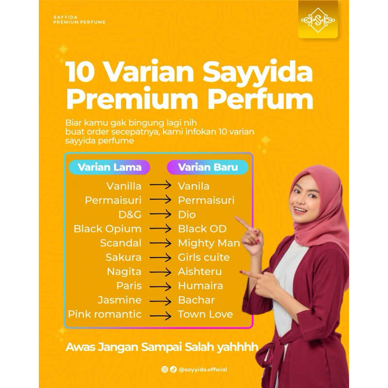 SAYYIDA PARFUM PREMIUM