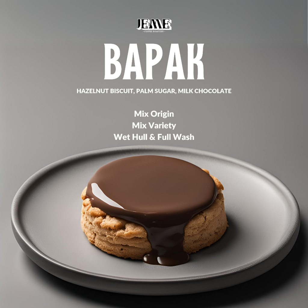 

Jeme Roastery Biji Kopi Full Arabika Blend 70 Wethull / 30 Full Wash 1Kg (BAPAK)