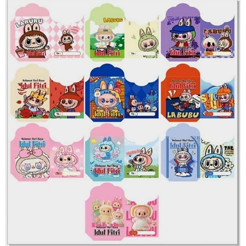 

AMPLOP Lebaran motif LABUBU