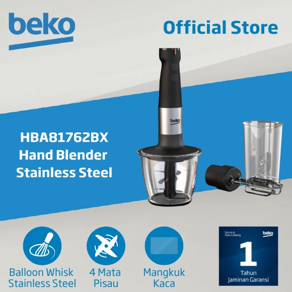 Beko Hand Blender 750W Stainless HBA-81762-BX