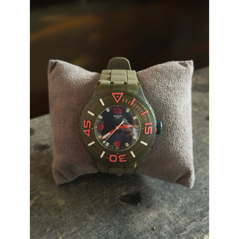 Swatch Scuba Quartz Jam Tangan Second Original