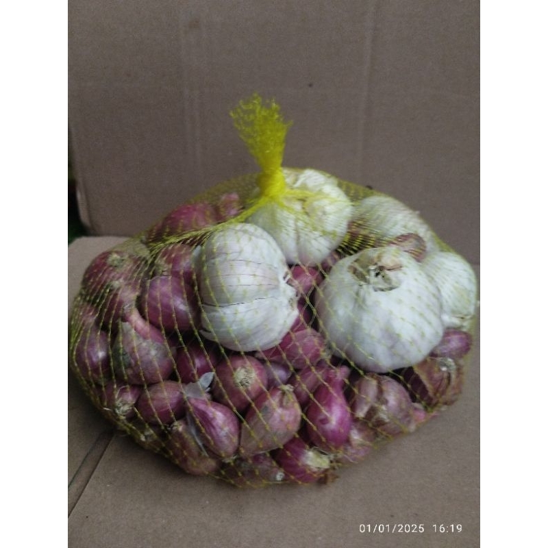 

Paket campur bawang merah 250gr bawang putih 250gr