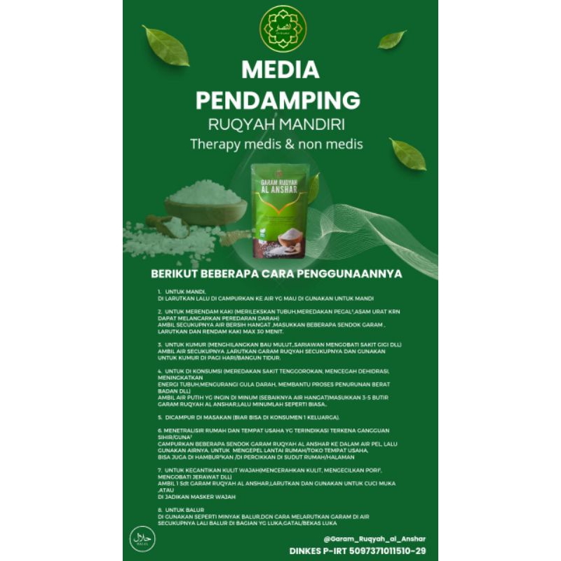 

garam ruqiah Al Anshar original 100%