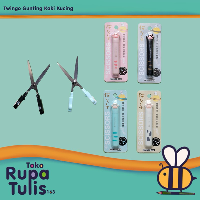 

TWINGO - Gunting Motif Kaki Kucing- SATUAN (1 pcs)