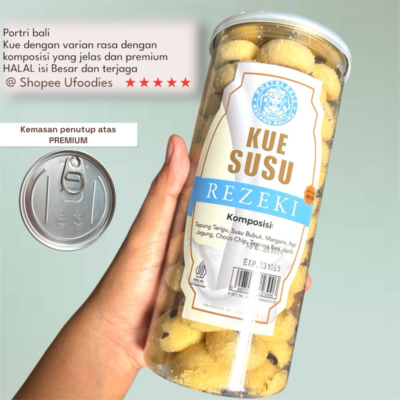 

KUE KERING SUSU / KACANG PREMIUM POETRI BALI REZEKI KEMASAN PREMIUM