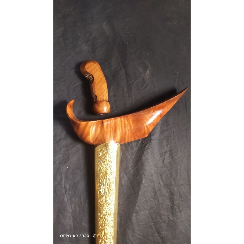 Lawasan/lamen ,warangka lawasan kayu trembalu Aceh serat emas