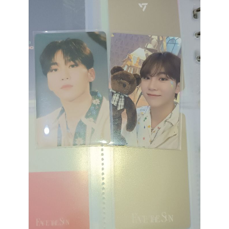 Seventeen Seungkwan Photocard Face The Sun Teddy