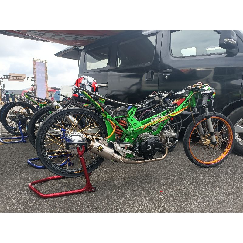 knalpot Jupiter 130cc Drag Pekajaman Muffler