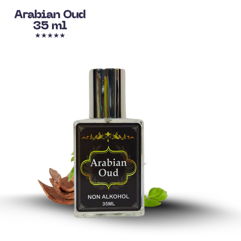Parfum Sholat Pria AL Oud Arabian Oud Bibit Parfum Arab 35 ML Minyak Wangi Non Alkohol