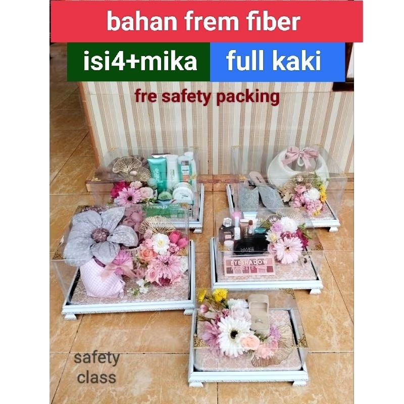 

BOK FREM FIBER ISI4+MIKA KOTAK SESERAHAN PERNIKAHAN/TUNANGAN PARSEL