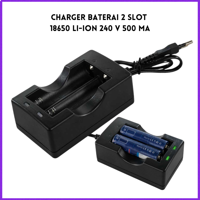 COD Taffware Charger Baterai Cell Charger 18650 Dual Slot MTLC / charger baterai 18650 aa aaa fast c