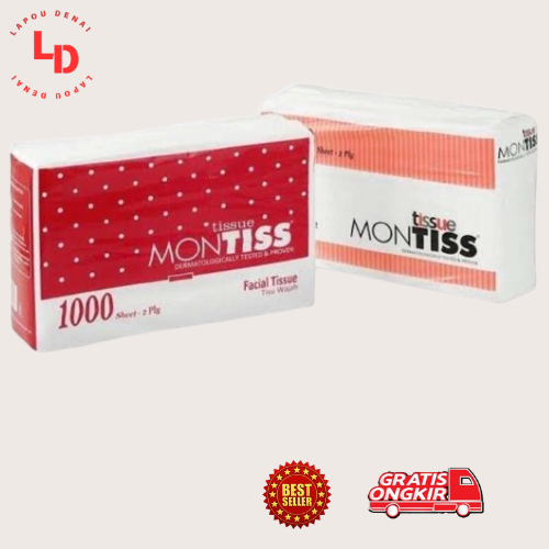 Tissue Montiss 1000 sheet / Tisu Montiss 1000 lembar