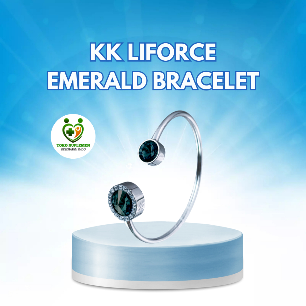 Kk liforce Emerald Bracelet GelangKesehatan Anti Radiasi KK Indonesia