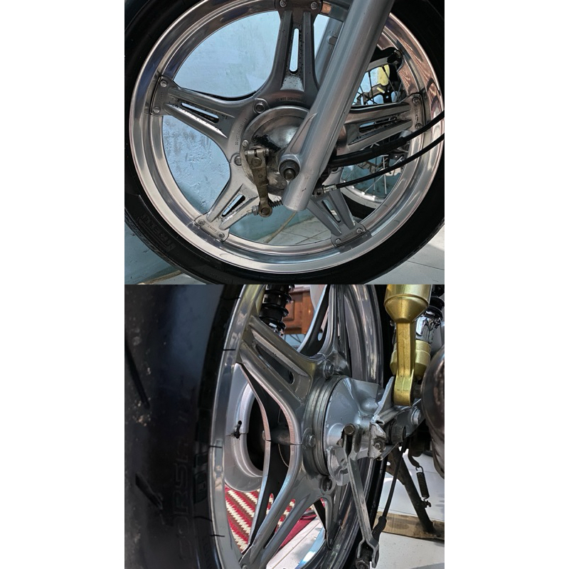 Velg Jialing Comstar Ring 17 Depan Belakang Tromol Original