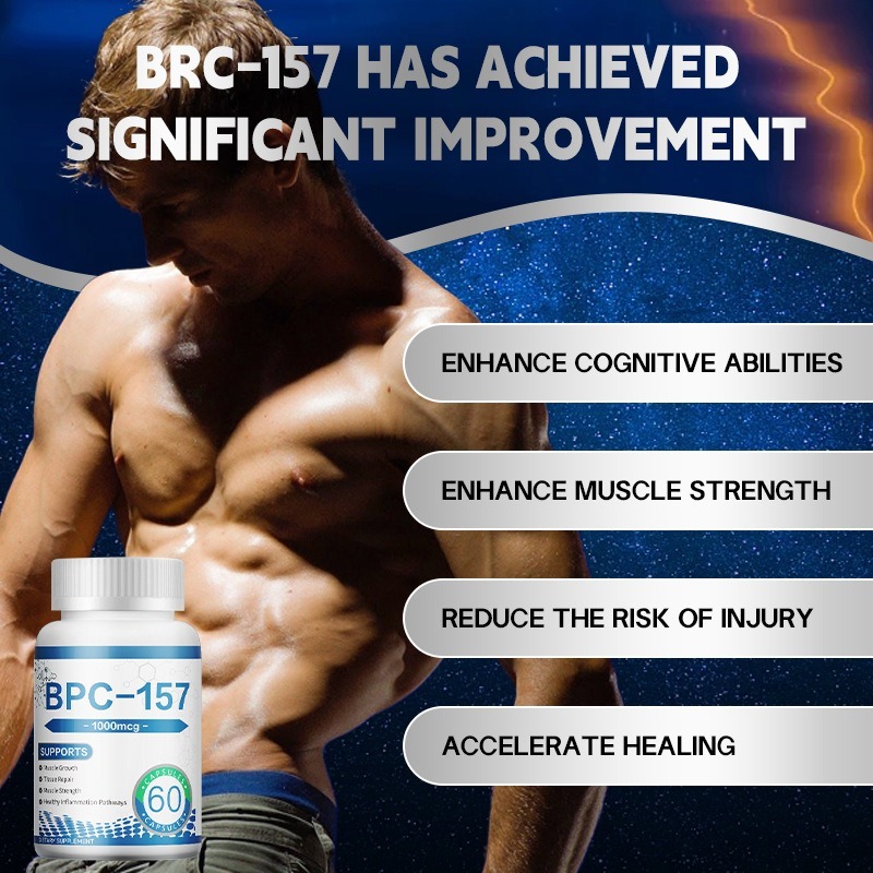 BPC157 Vegan Capsules - Accelerate Muscle Recovery & Tissue Regeneration CO470